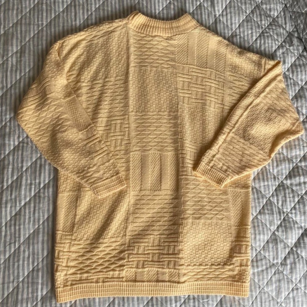 Yellow Sweater Dress